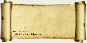 Poleksija Perošević vizit kartica